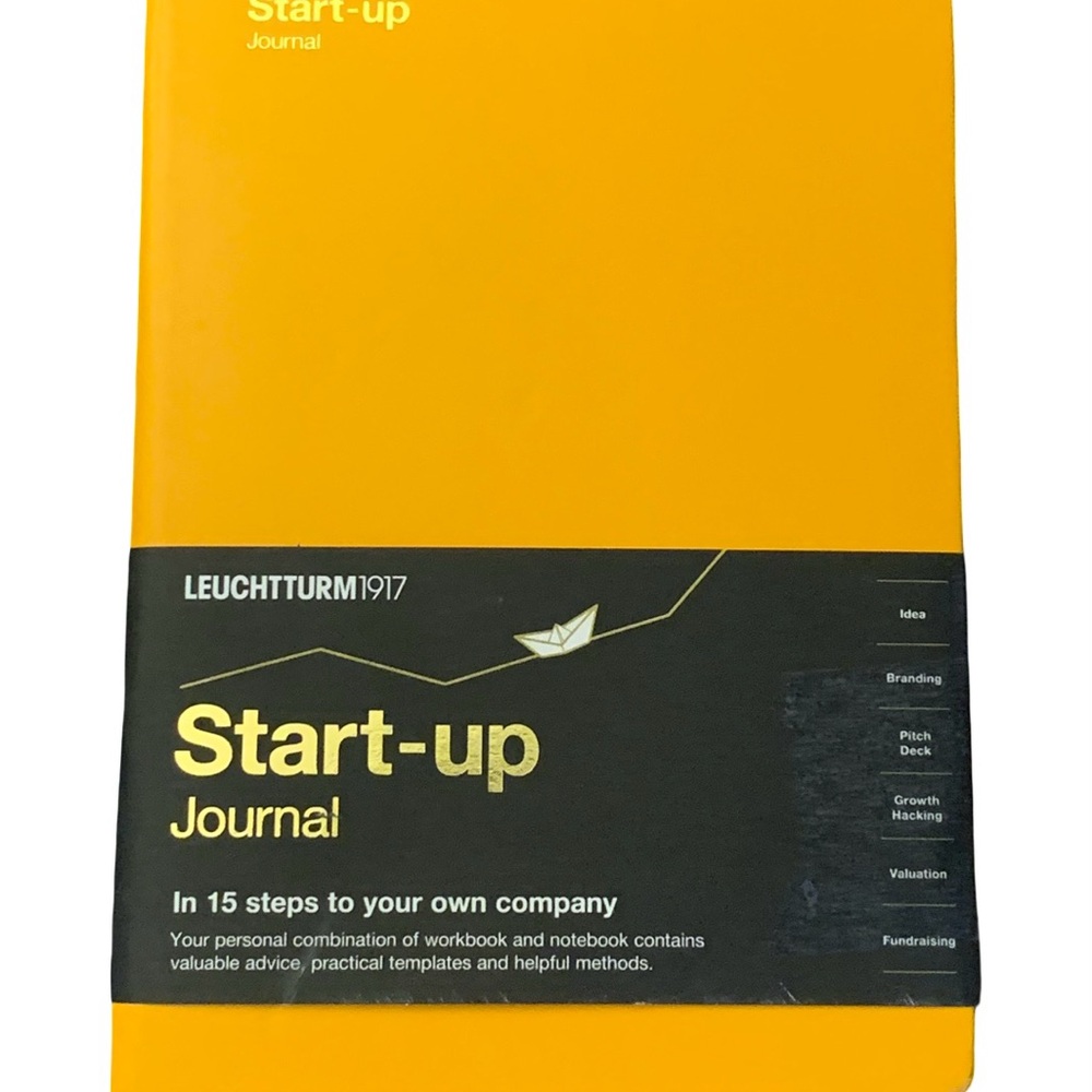 LEUCHTTURM 1917 Start-Up Journal In 15 Steps To Your Own Company